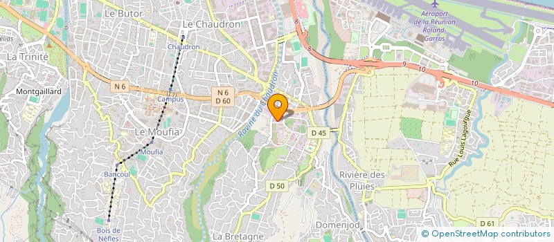 localisation de l'entreprise OMICRONE à SAINT-DENIS
