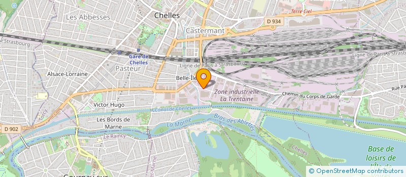 localisation de l'entreprise OMIDIS  CHELLES