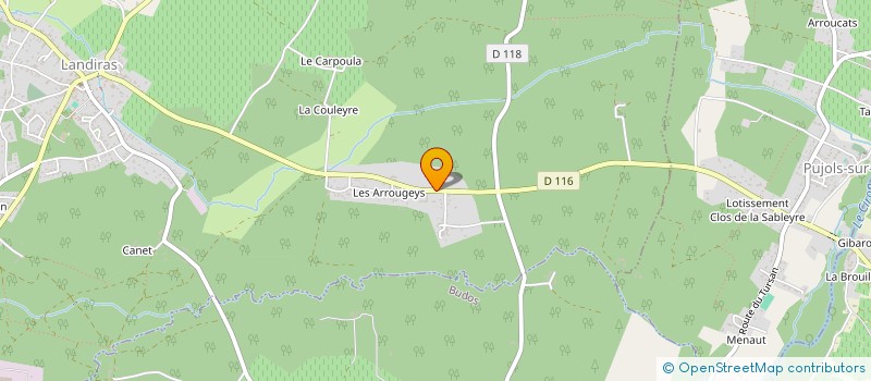 localisation de l'entreprise OMIKAMI  LANDIRAS