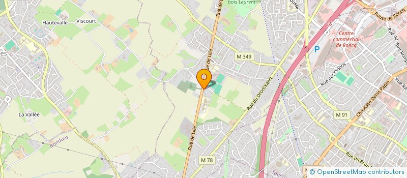 localisation de l'entreprise OMINVEST  RONCQ