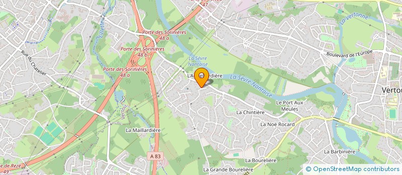 localisation de l'entreprise OMISA  VERTOU