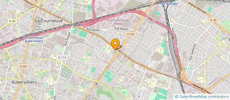 localisation de l'entreprise OMIT TAXIPHONE à LA COURNEUVE