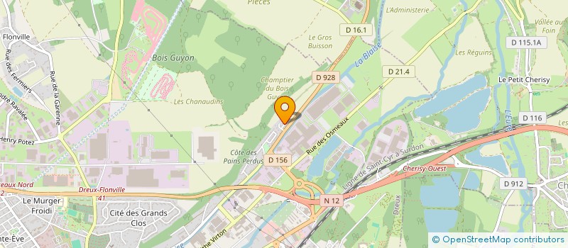 localisation de l'entreprise OMITOTA à DREUX
