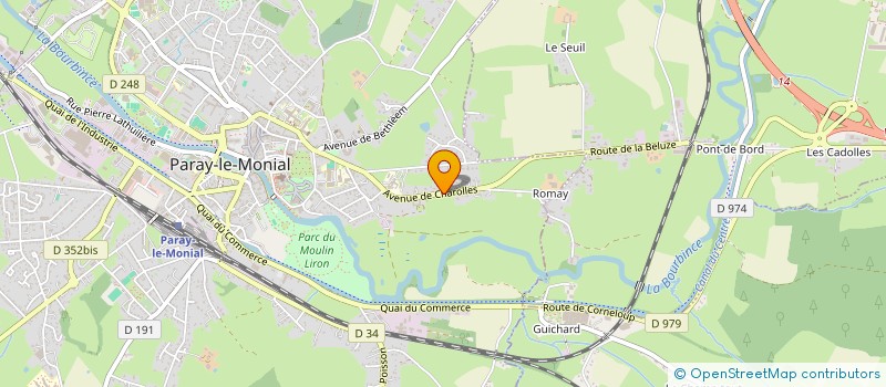 localisation de l'entreprise OMJ IMMOBILIER  CLUNY