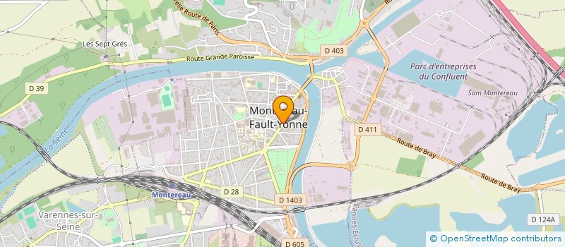 localisation de l'entreprise OMJASE à MONTEREAU-FAULT-YONNE