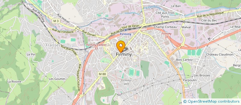 localisation de l'entreprise OML à FIRMINY