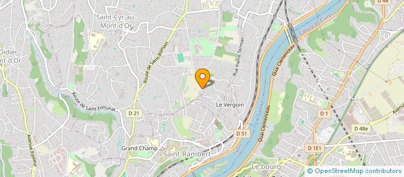 localisation de l'entreprise OML DEAU  SAINT-CYR-AU-MONT-D'OR