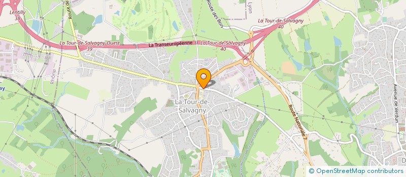 localisation de l'entreprise OMLIANCE  LA TOUR-DE-SALVAGNY