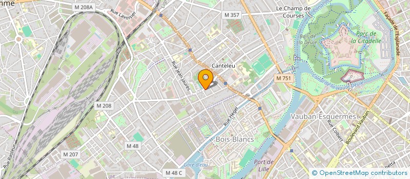localisation de l'entreprise OMM à LILLE