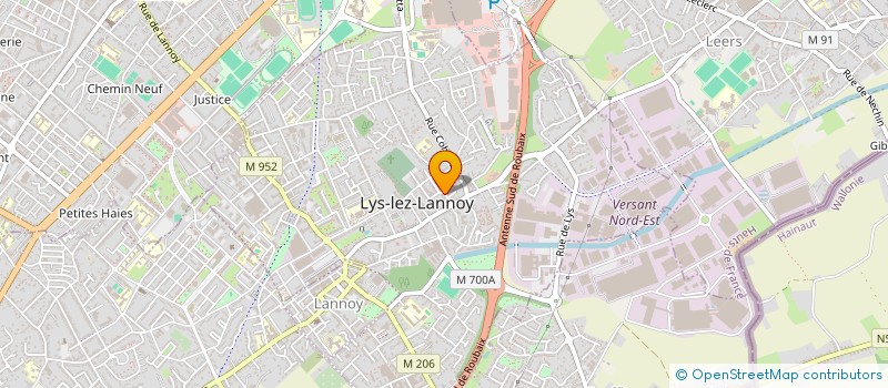 localisation de l'entreprise OMM STUDIO  LYS-LEZ-LANNOY