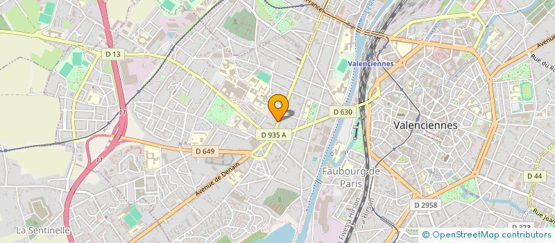 localisation de l'entreprise OMME  VALENCIENNES