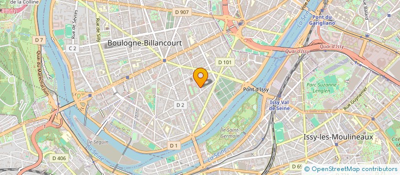 localisation de l'entreprise OMMI  BOULOGNE-BILLANCOURT