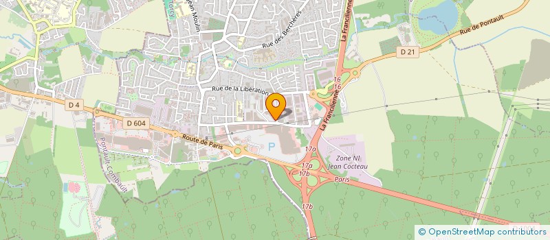 localisation de l'entreprise OMMY à PONTAULT-COMBAULT