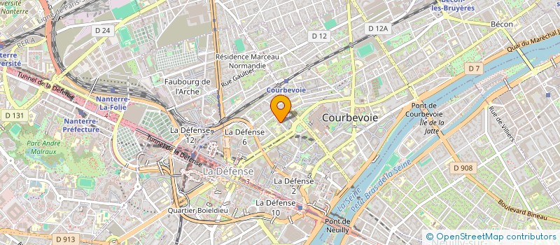 localisation de l'entreprise OMNE DISTRIBUTION à COURBEVOIE