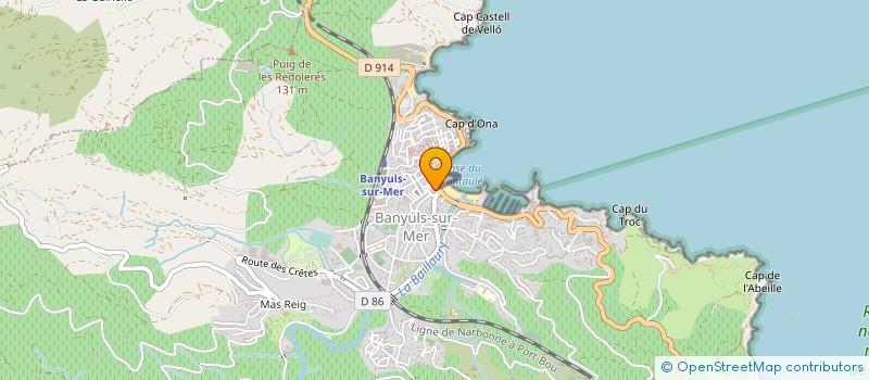 localisation de l'entreprise OMNES  BANYULS-SUR-MER