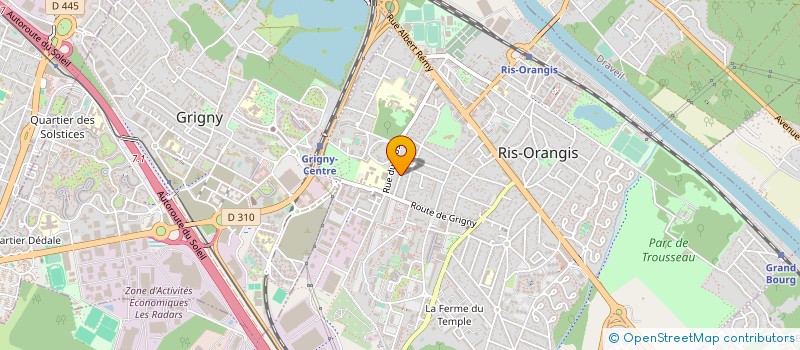 localisation de l'entreprise OMNES  RIS-ORANGIS