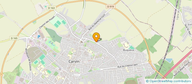 localisation de l'entreprise OMNES  CARVIN