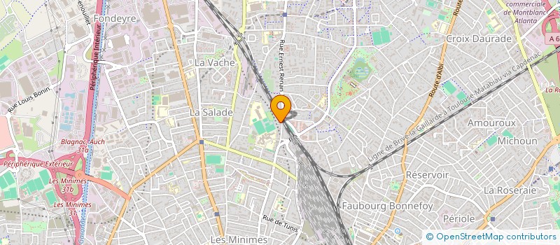 localisation de l'entreprise OMNES CARRELAGES ET PEINTURES à TOULOUSE