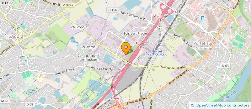 localisation de l'entreprise OMNI BENNES SERVICES à CUGNAUX