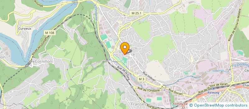 localisation de l'entreprise OMNI CLUB ONDAINE à UNIEUX