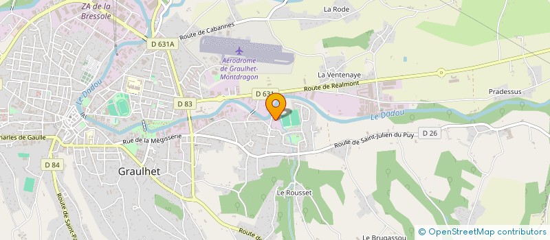 localisation de l'entreprise OMNI CUIR à GRAULHET