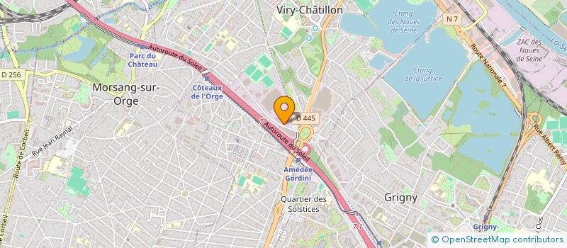 localisation de l'entreprise OMNI INVESTISSEMENT à VIRY-CHATILLON