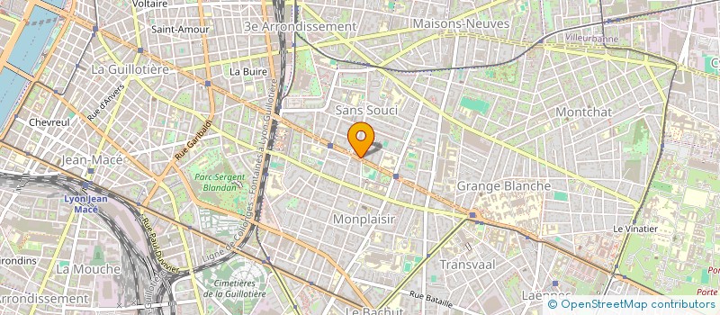 localisation de l'entreprise OMNI-MEDIA  LYON