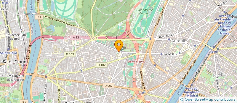 localisation de l'entreprise OMNI - PRESENTS à BOULOGNE-BILLANCOURT