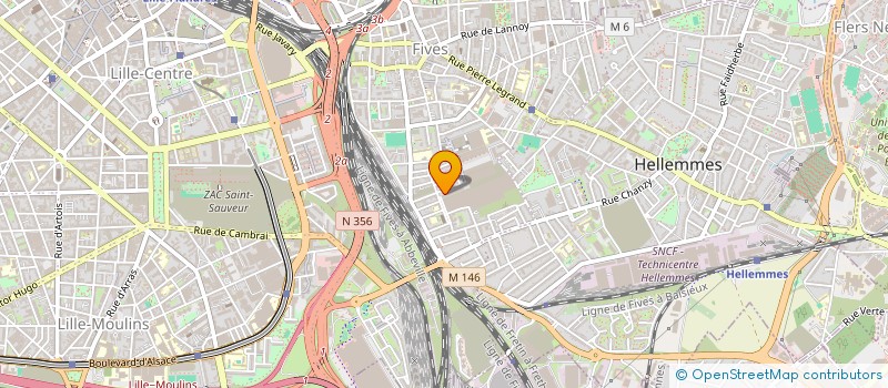 localisation de l'entreprise OMNI SPORTS FIVOIS à LILLE