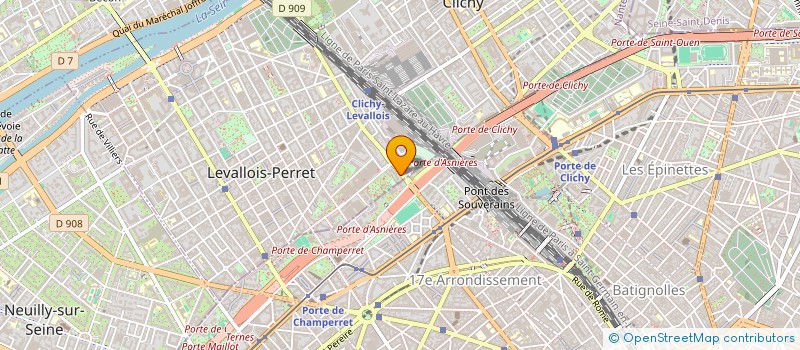 localisation de l'entreprise OMNIA à LEVALLOIS-PERRET