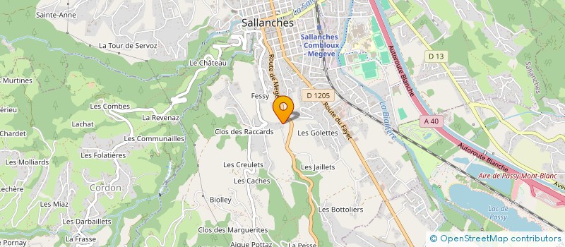 localisation de l'entreprise OMNIA à SALLANCHES