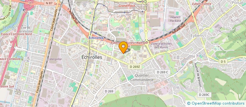 localisation de l'entreprise OMNIA CONSEILS à ECHIROLLES