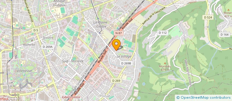 localisation de l'entreprise OMNIA CONSTRUCTION  SAINT-MARTIN-D'HERES