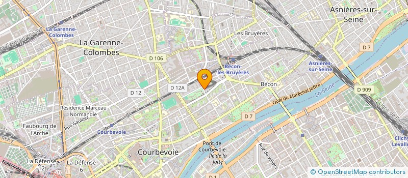 localisation de l'entreprise OMNIA EXPERTISE  COURBEVOIE