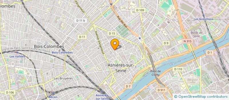 localisation de l'entreprise OMNIA GNS  ASNIERES-SUR-SEINE