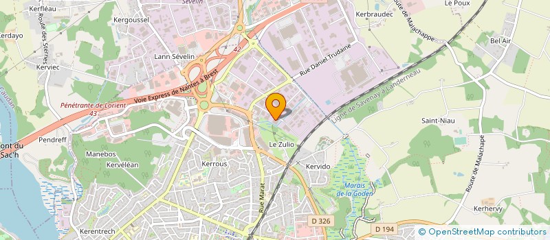 localisation de l'entreprise OMNIA HABITAT OUEST  LANESTER