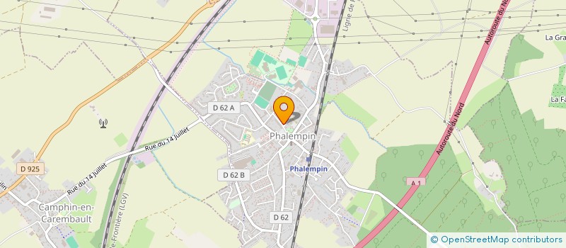 localisation de l'entreprise OMNIA MEMENTO THANATOPRAXIE  PHALEMPIN