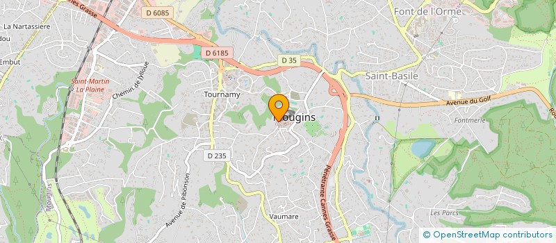 localisation de l'entreprise OMNIA VANITAS LE BISTROT DE MOUGINS  MOUGINS