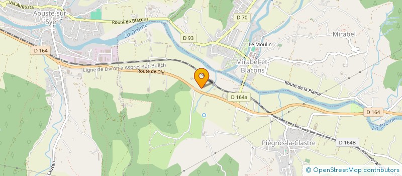 localisation de l'entreprise OMNIADOM  MIRABEL-ET-BLACONS