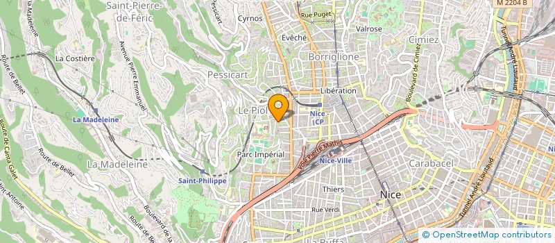 localisation de l'entreprise OMNIAKOM à NICE