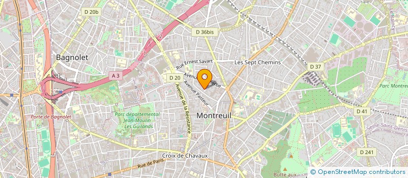 localisation de l'entreprise OMNIAPP à MONTREUIL
