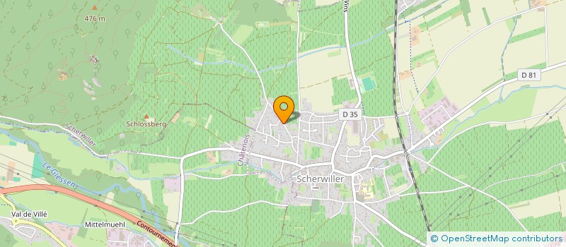 localisation de l'entreprise OMNIATEC  SCHERWILLER