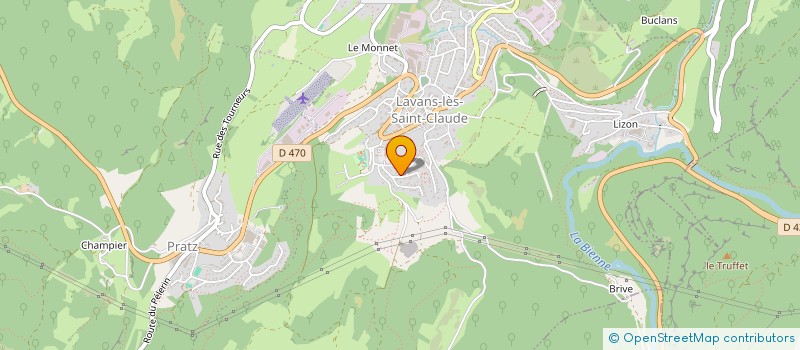 localisation de l'entreprise OMNIAVILLA  LAVANS-LES-SAINT-CLAUDE