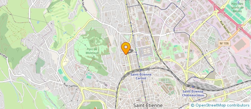 localisation de l'entreprise OMNIBAT à SAINT-ETIENNE