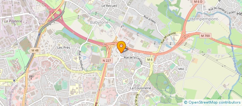 localisation de l'entreprise OMNIBAT à VILLENEUVE-D'ASCQ