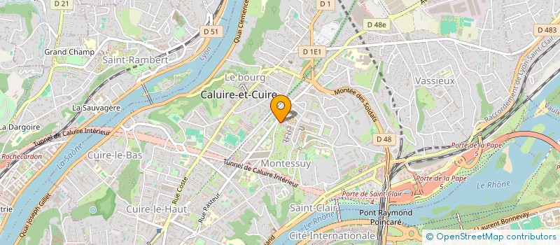 localisation de l'entreprise OMNIBAT à CALUIRE-ET-CUIRE