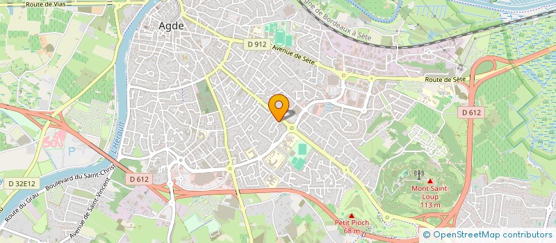 localisation de l'entreprise OMNIBUS  AGDE