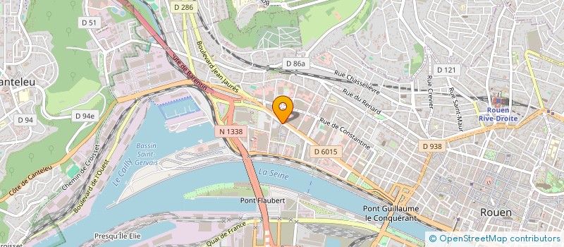 localisation de l'entreprise OMNICAR à ROUEN
