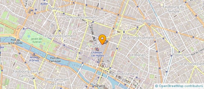 localisation de l'entreprise OMNICOM ENTREPRISES à PARIS