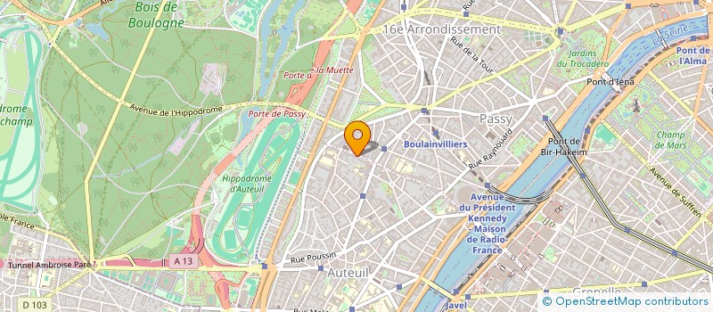 localisation de l'entreprise OMNICONCEPT à PARIS